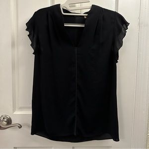 Elle Tahari Butterfly Sleeve Work Top